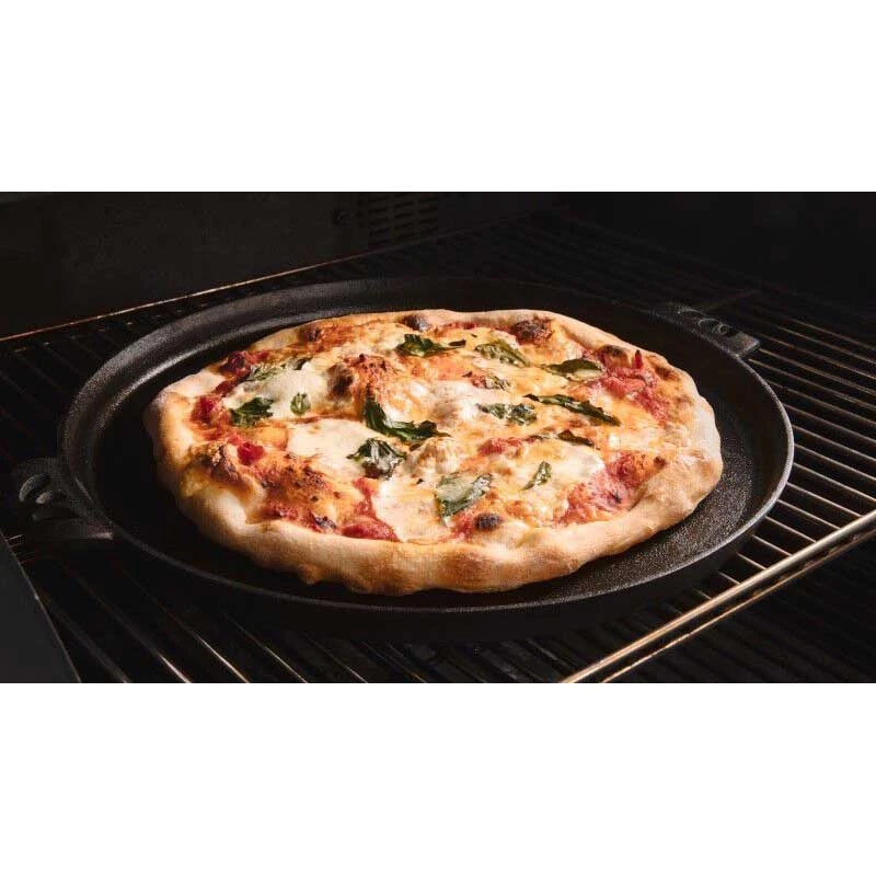 Camp Chef 14-Inch Pre-Seasoned Cast Iron Pizza Pan 6 Camp Chef 14-Inch Pre-Seasoned Cast Iron Pizza Pan - Image 6
