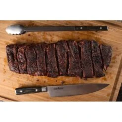 Camp Chef Deluxe 4-Piece Stainless Steel Carving Knife Set With Canvas Case 12 Camp Chef Deluxe 4-Piece Stainless Steel Carving Knife Set With Canvas Case -BBQGrills Shop rib bible 74