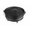 Camp Chef 12-Inch Pre-Seasoned Cast Iron Classic Standard Dutch Oven - 6 Quart
