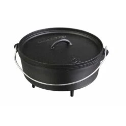 Camp Chef 12-Inch Pre-Seasoned Cast Iron Classic Standard Dutch Oven - 6 Quart