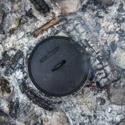 Camp Chef 12-Inch Pre-Seasoned Cast Iron Classic Standard Dutch Oven - 6 Quart -BBQGrills Shop sdo12 prettyink 5 1