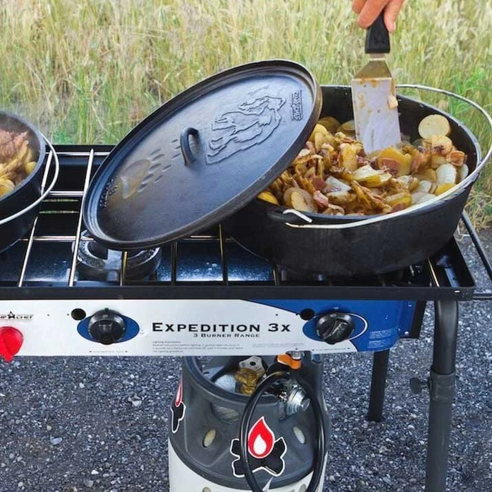 Camp Chef 16-Inch Pre-Seasoned Cast Iron Classic Standard Dutch Oven - 10 Quart 2 Camp Chef 16-Inch Pre-Seasoned Cast Iron Classic Standard Dutch Oven - 10 Quart - Image 2