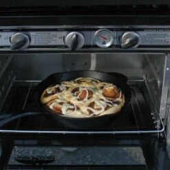 Camp Chef 10-Inch Pre-Seasoned Cast Iron Skillet -BBQGrills Shop sk10 in coven rolls