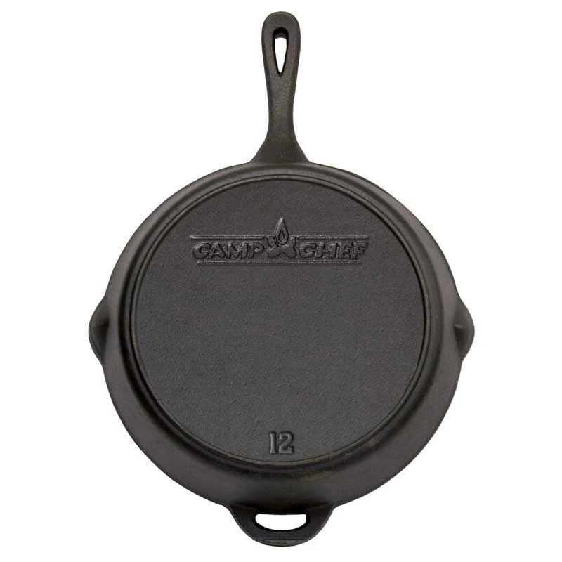 Camp Chef 12-Inch Pre-Seasoned Cast Iron Skillet 2 Camp Chef 12-Inch Pre-Seasoned Cast Iron Skillet - Image 2
