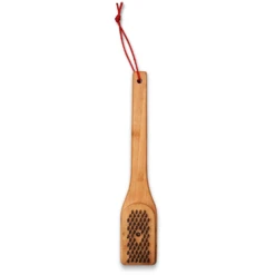 Weber Grills 12-inch Bamboo Grill Brush -BBQGrills Shop weber bamboo grill brush overhead view