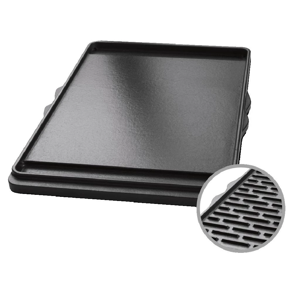 Weber Grills Porcelain-Enameled Cast-Iron Double Sided Griddle For SmokeFire & Spirit 300 Series Grills 1 Weber Grills Porcelain-Enameled Cast-Iron Double Sided Griddle For SmokeFire & Spirit 300 Series Grills
